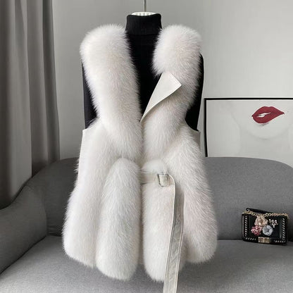 Dames Bodywarmer Faux Fur Warm en Stijlvol