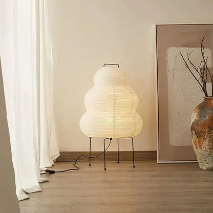 Vloerlamp Rijstpapier Japans Design Wit 40cm Sfeerverlichting Woonkamer Slaapkamer