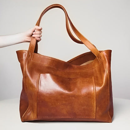 Leren Schoudertasje Vintage Stijl - StudioMarella