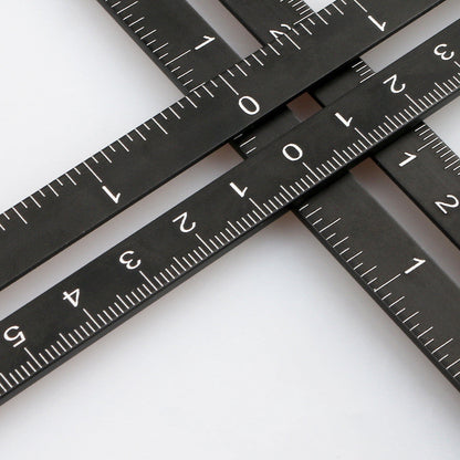 Multifunctionele Hoeklineaal voor Timmeren – Universeel Meetinstrument Hout & Laminaat