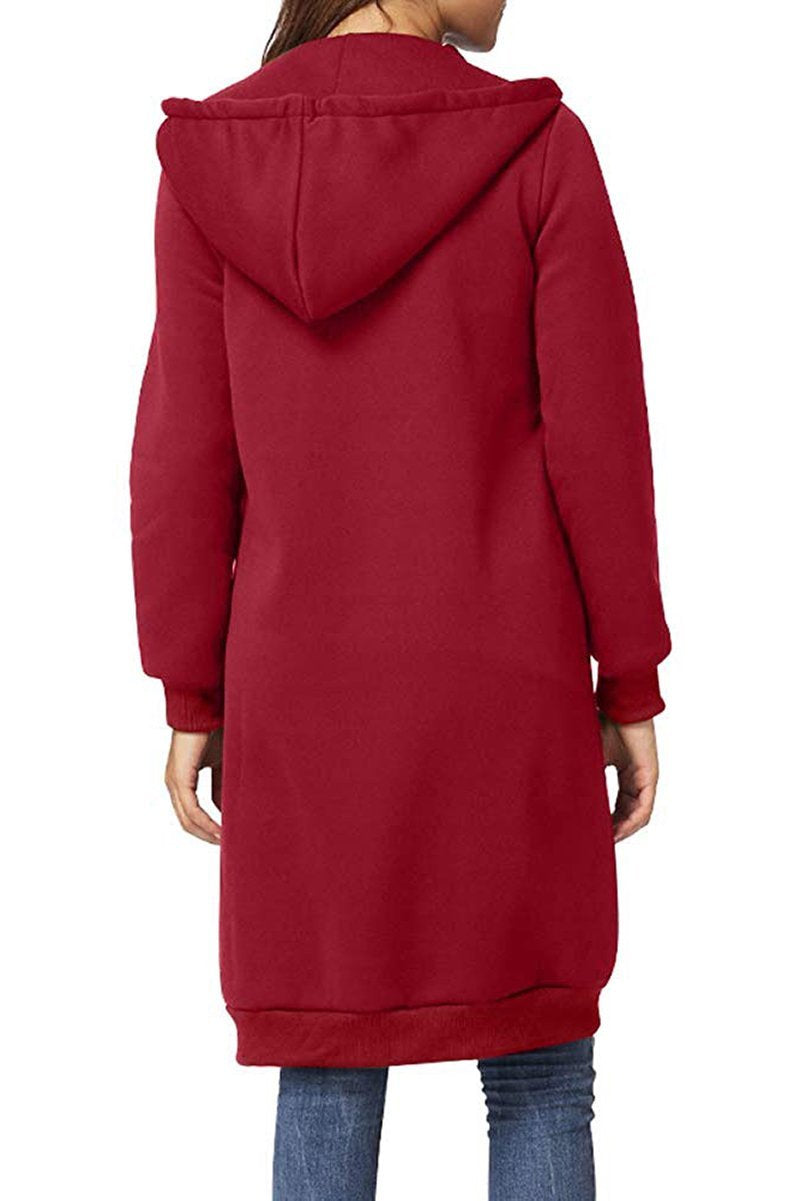 Softshell Felpa met Capuchon Lange Rits