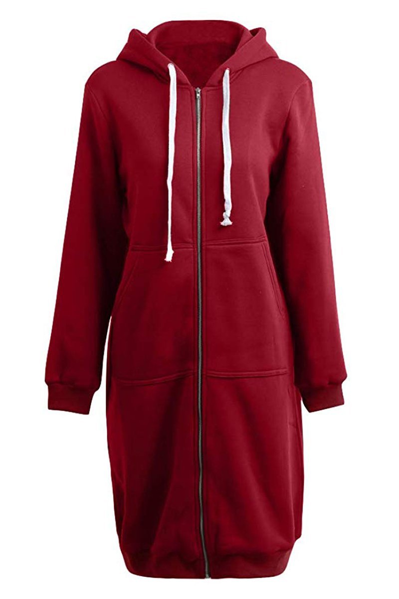 Softshell Fleece Joggingjas Met Kap en Rits