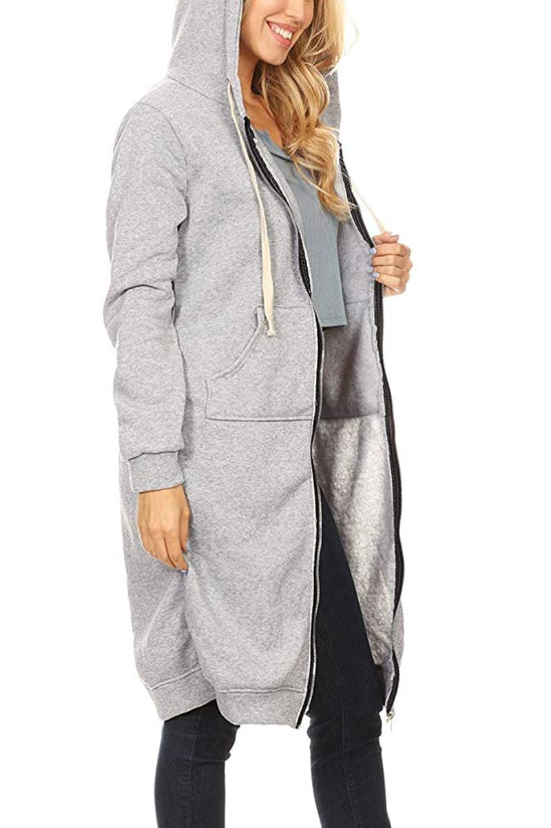 Softshell Felpa met Capuchon Lange Rits