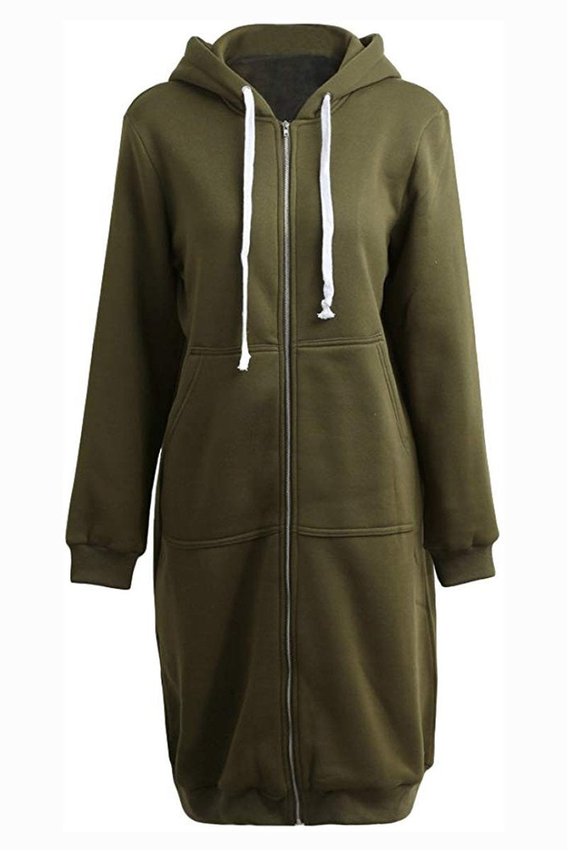 Softshell Felpa met Capuchon Lange Rits