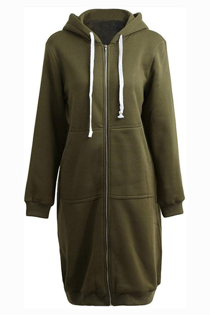 Softshell Felpa met Capuchon Lange Rits
