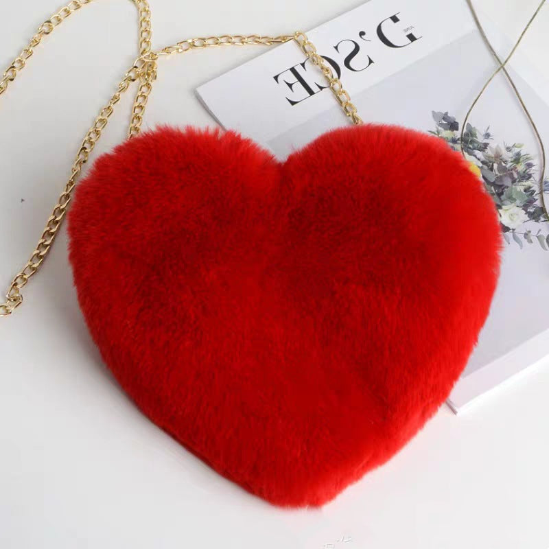 Dames Schoudertas Hartvormig met Ketting Modieus