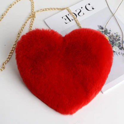 Dames Schoudertas Hartvormig met Ketting Modieus