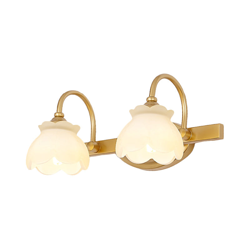 Traditionele Wandlamp Badkamerspiegel Verlichting LED Messing 2/3/4 Lichtpunten