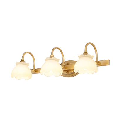 Traditionele Wandlamp Badkamerspiegel Verlichting LED Messing 2/3/4 Lichtpunten