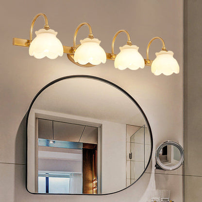 Traditionele Wandlamp Badkamerspiegel Verlichting LED Messing 2/3/4 Lichtpunten