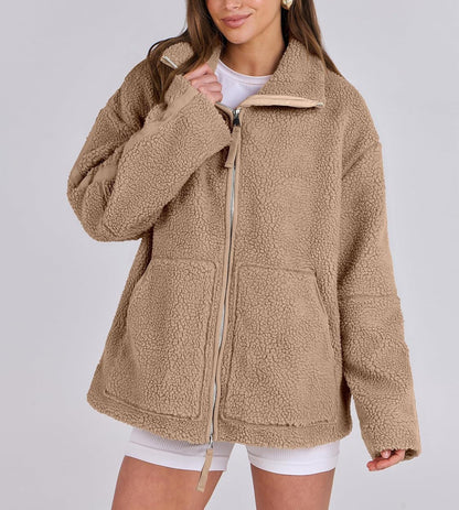 Dames Fleecejas Warm en Zacht voor Winter