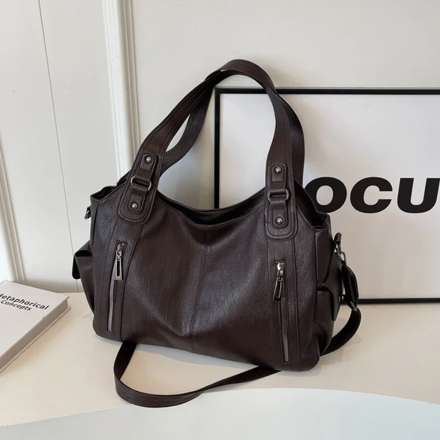Schoudertas Reid Leren Shoulder Bag