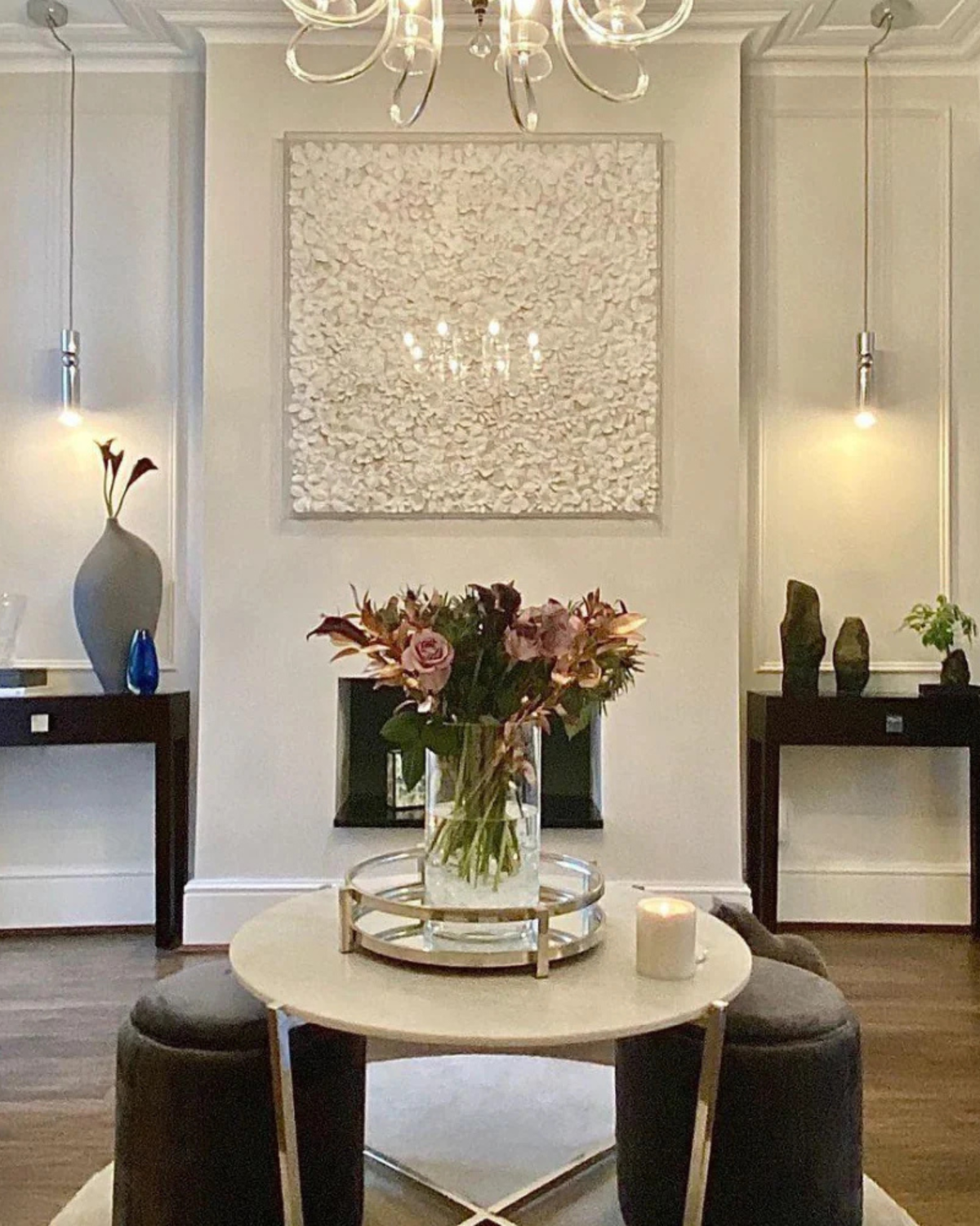 Sculptuurlamp Hanglamp met Vloeiende Vormen Zwart Goud Zilver 1-3-5 Lichtpunten Modern Design Eetkamer Woonkamer Slaapkamer Verlichting