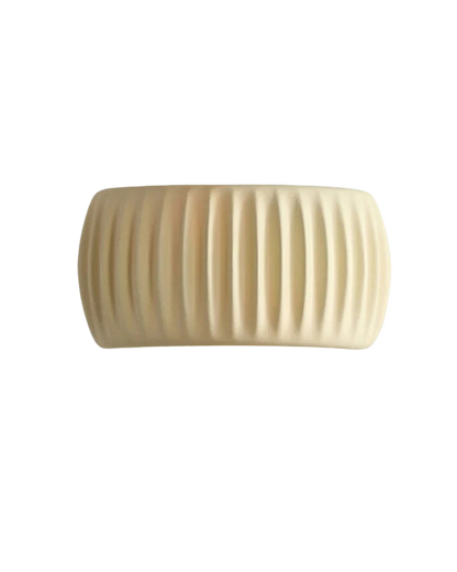 Wandlamp met Golvende Textuur in Natuurlijke Aardtinten voor Sfeervolle Verlichting | Moderne Wandverlichting Ambachtelijk Design Warm Licht Omhoog en Omlaag