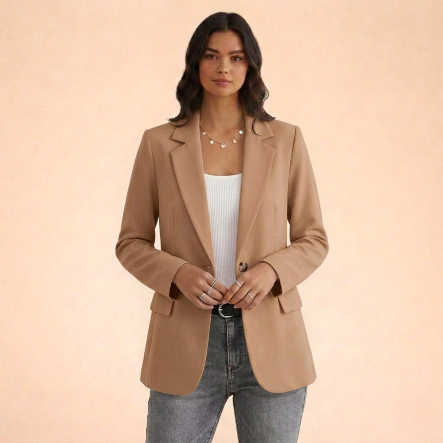 Elegante Blazer voor Vrouw Tijdloos Design