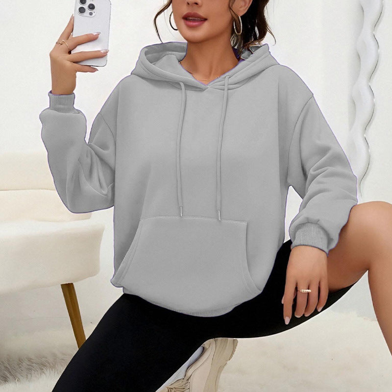 Dames Oversized Hoodie met Kangoeroezak Zacht Comfortabel