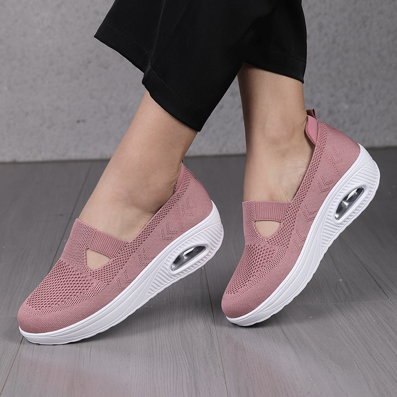 Dames Comfortabele Orthopedische Sneaker Wedgeballetjes