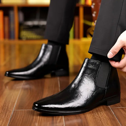 Elegante Leren Laarzen voor Mannen - StudioMarella