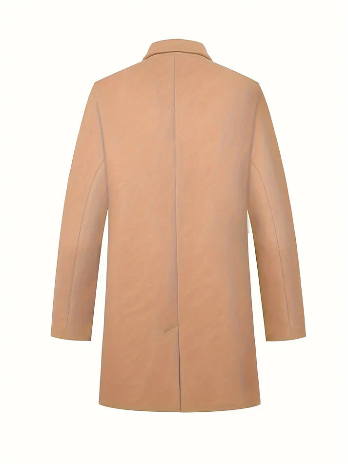 Heren Winterjas Warm en Waterdicht met Knoopsluiting