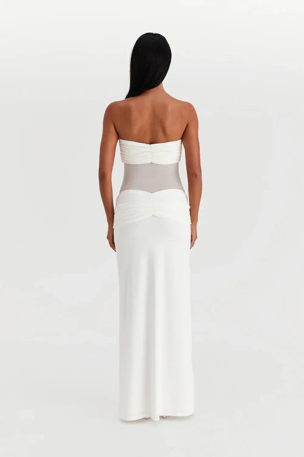 Mesh Maxi Jurk Zomerjurk voor Vrouw