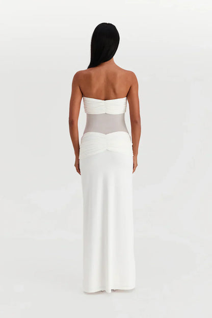 Mesh Maxi Jurk Zomerjurk voor Vrouw