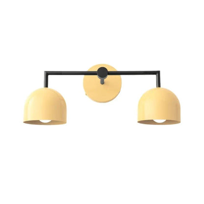 Koepelkapjes Wandlamp Modern Scandinavisch Metaal Zwart Messing 2-3 Lichtpunten Badkamer Hal Slaapkamer Sfeerverlichting