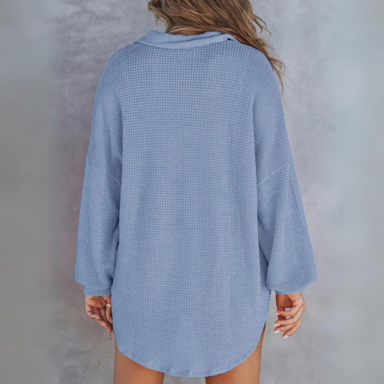 Dames Blouse Zacht Katoen Oversized Comfortabele Stijl
