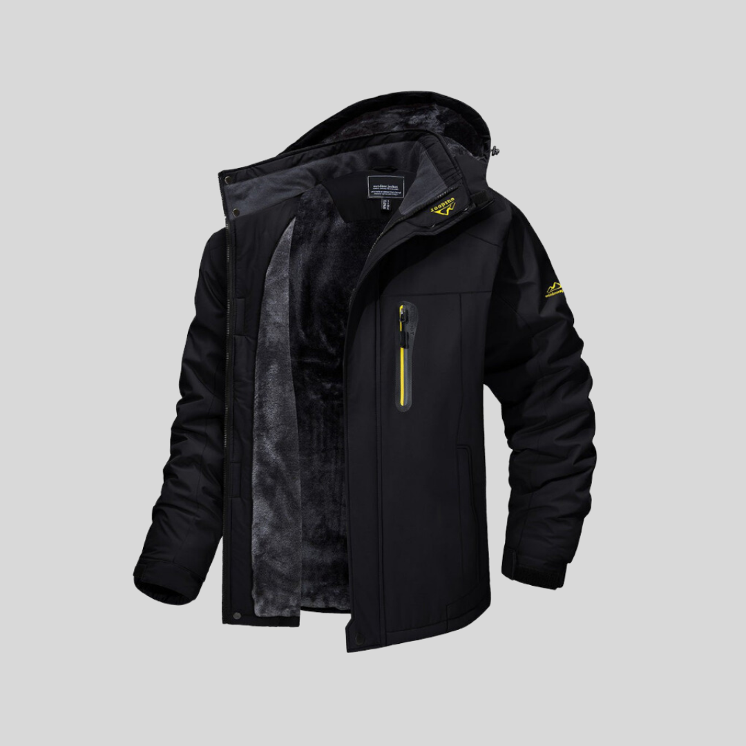 Warme Heren Winterjas Waterdicht Met Fleece Voering