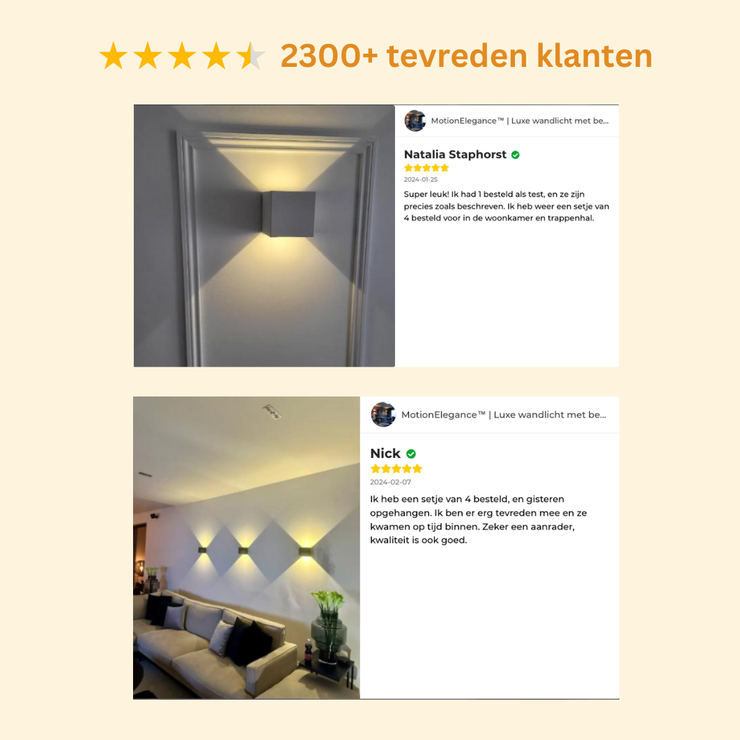 Draadloze Wandlamp met Sensor & USB Oplaadbaar – LED Sfeerverlichting voor Gang, Slaapkamer, Kast & Trap | Instelbare Lichtmodi
