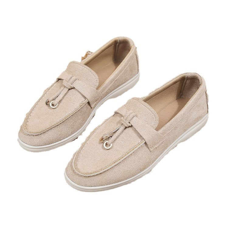 Dames Instappers Luxe Leer Comfortabele Schoenen