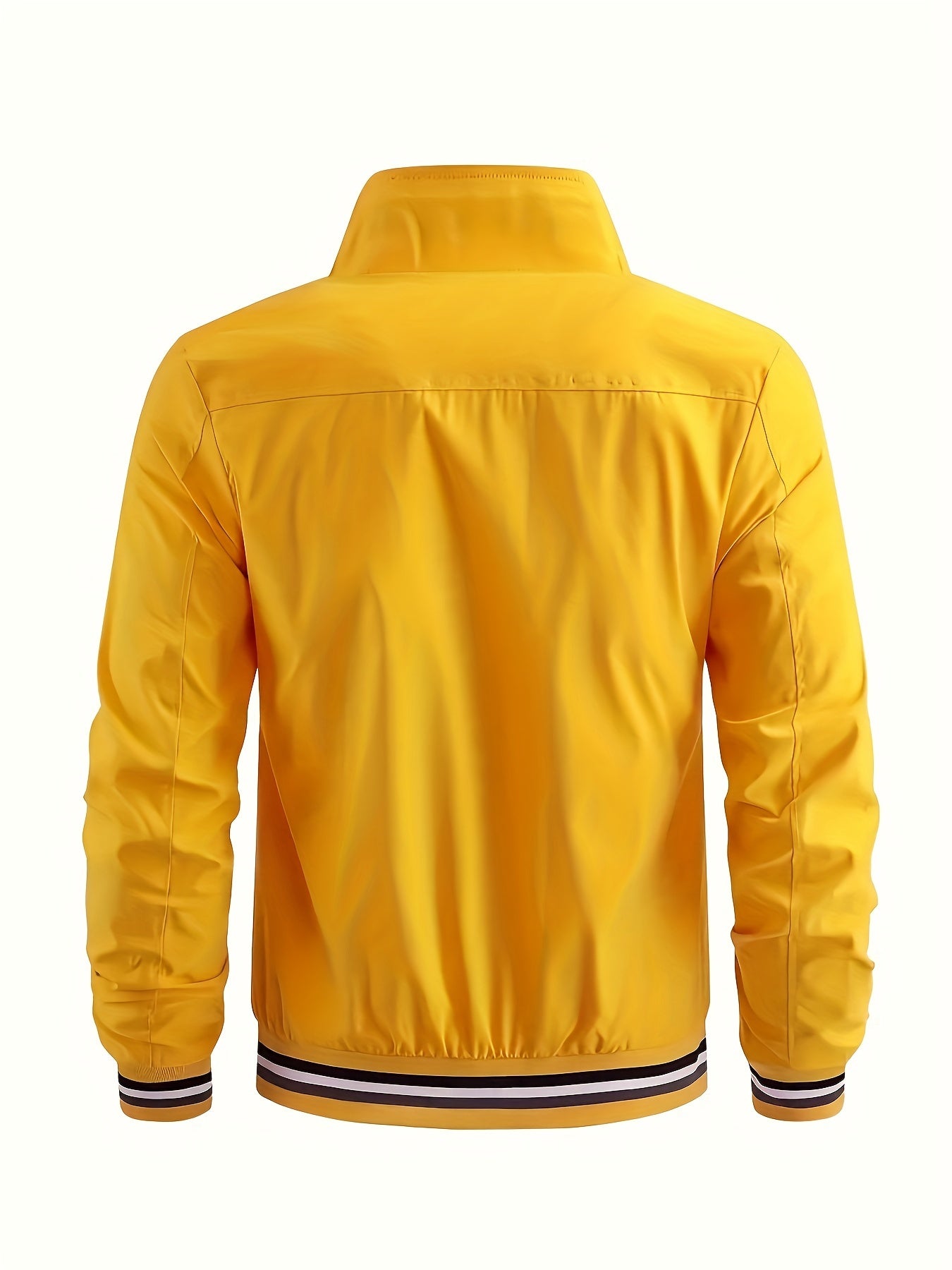 Herfst Winter Jas Polyester Effen Donkerblauw Casual