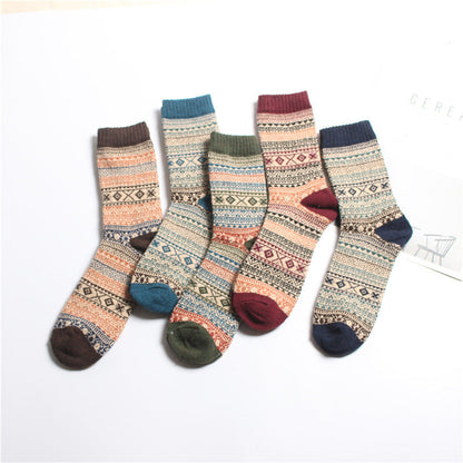 Dames Sokken 5-Pack Zacht Warme Winter Sokken Scandinavisch Design