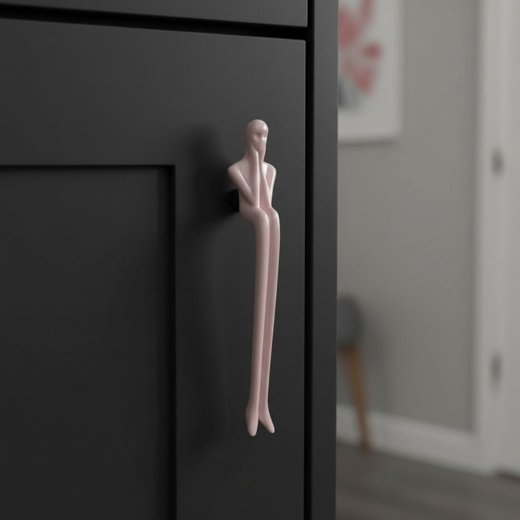 Minimalistische Kastgreep - Messing Zilver Roze - Scandinavisch Design Meubels