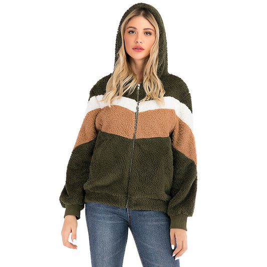 Dames Hoodie Teddy Vest Zacht en Comfortabel met Rits - StudioMarella