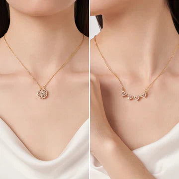 Gouden Ketting Hartsymbool Geluk en Liefde
