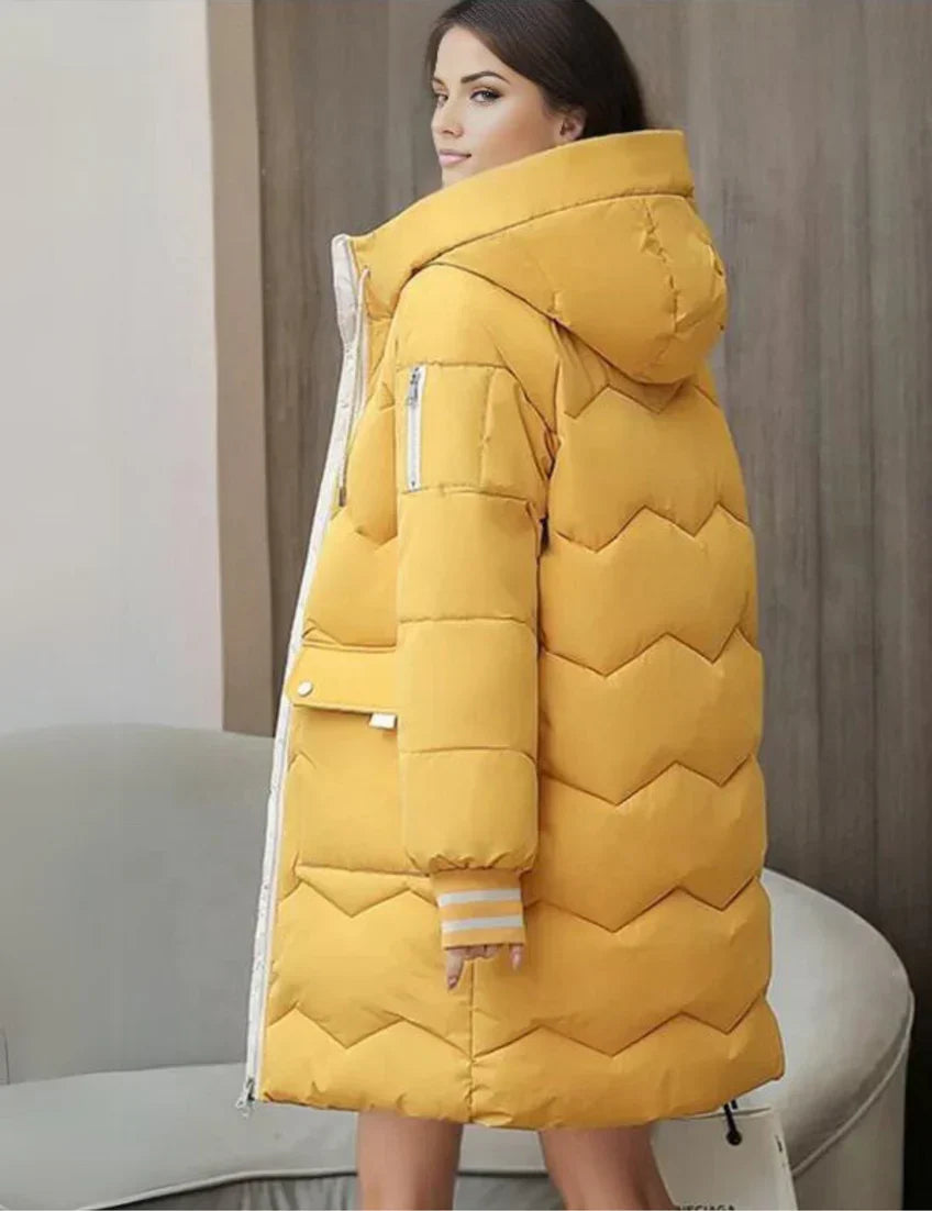 Dames Winterparka Halflang Warm en Waterdicht