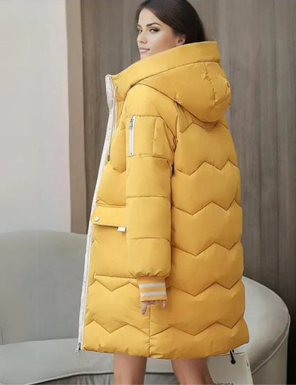 Dames Winterparka Halflang Warm en Waterdicht
