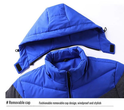 Warme Winterjas Met Capuchon Waterdicht en Comfy
