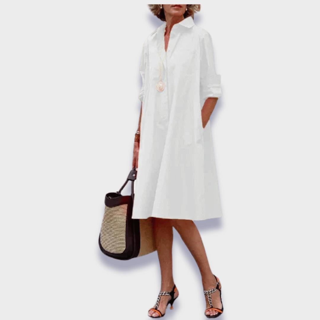 Dames Polo Jurk Comfortabele Pasvorm