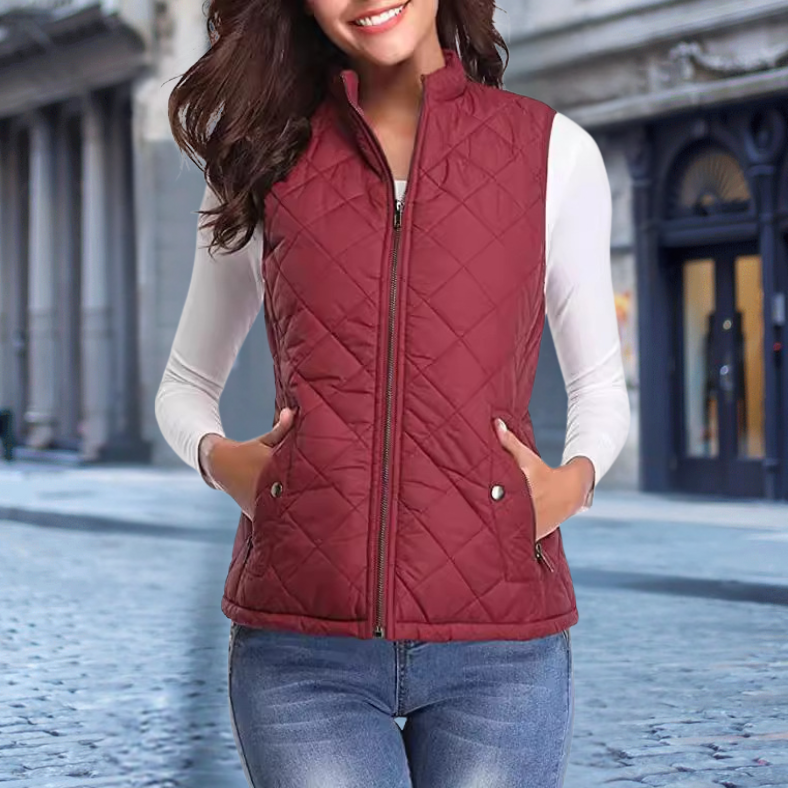 Bodywarmer Lichtgewicht Gewatteerd Warme Jas