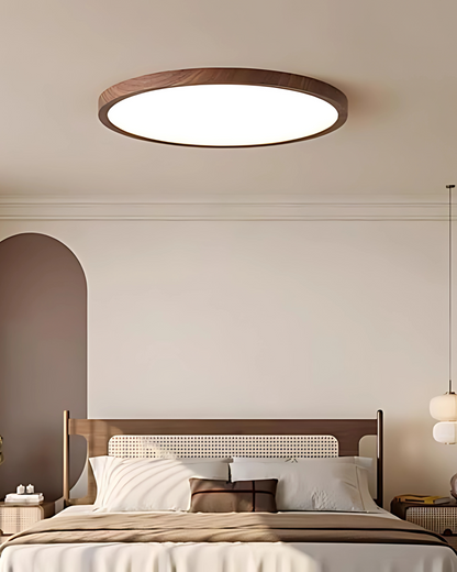 Ultraslanke Plafondlamp Hout 30cm 40cm Moderne Woonkamer Slaapkamer Verlichting