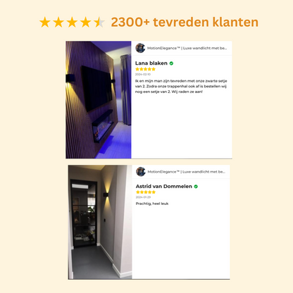 Draadloze Wandlamp met Sensor & USB Oplaadbaar – LED Sfeerverlichting voor Gang, Slaapkamer, Kast & Trap | Instelbare Lichtmodi