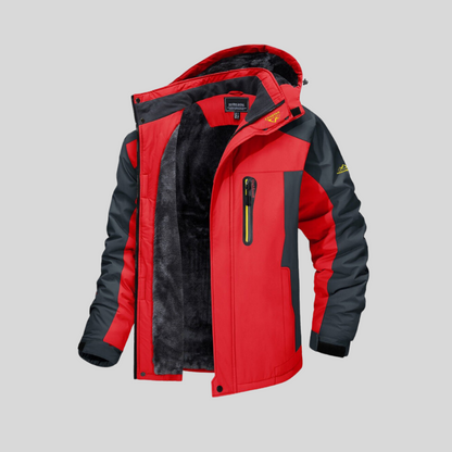 Warme Heren Winterjas Waterdicht Met Fleece Voering