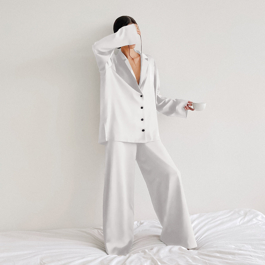 Dames Pyjama Set Satijn Zacht Luxe Slaapkleding