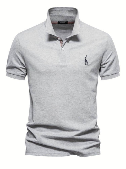 Polo Shirt Slim Fit met Contrasterende Kraag