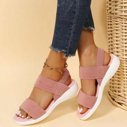 Comfortabele dames sandalen met orthopedische zool voor zomer
