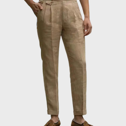 Hoge Taille Mannenbroek Premium Stof Comfortabel Zitten