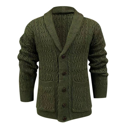 Oversized Vest voor Heren van Katoen met Knopen Warm - StudioMarella