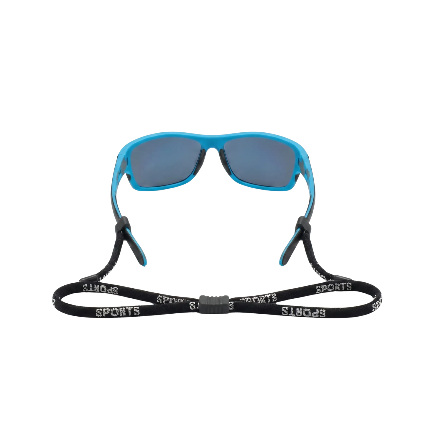 Sportzonnebril gepolariseerd UV-bescherming krasbestendig wrap-around ontwerp nekkoord unisex actief outdoorgebruik