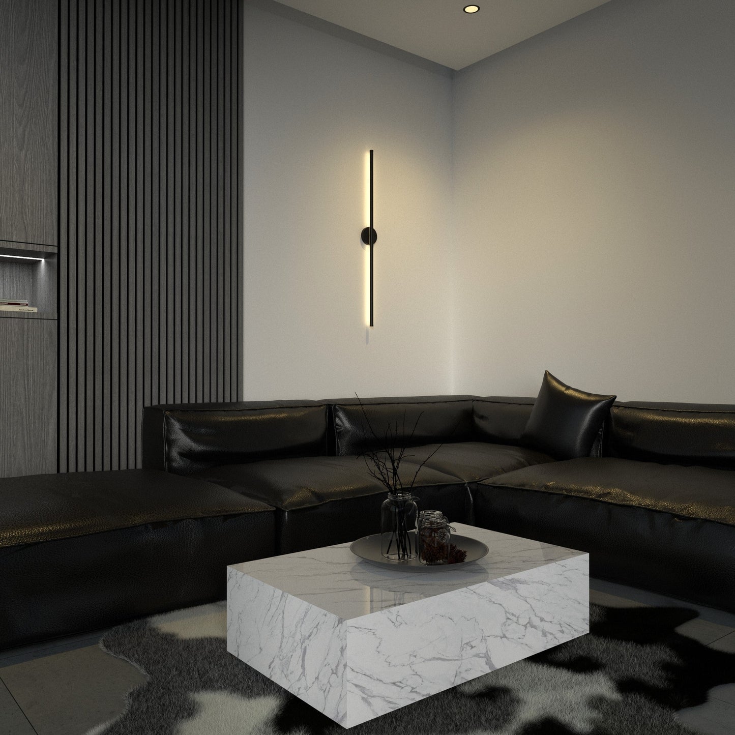 Moderne Minimalistische Ronde Wandlamp Met Geïntegreerde LED Verlichting